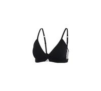 adidas Scoop Bralette Sport Active Essentials Cotton 3 Stripes Comfortable Underwear Black