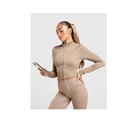 adidas Seamless Full Zip Top - Brown - Womens L