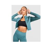 adidas Seamless Full Zip Top - Green - Womens XS
