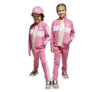 Adidas Seasonal Essentials Tiberio 3 Stripes Tricot Tracksuit Pink 3-4 Years Kids