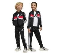 Adidas Seasonal Essentials Tiberio 3 Stripes Tricot Tracksuit Black 4-5 Years Kids