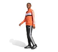 Adidas Seasonal Essentials Tiberio 3 Stripes Tricot Tracksuit Orange 11-12 Years Kids
