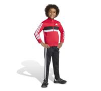 Adidas Seasonal Essentials Tiberio 3 Stripes Tricot Tracksuit Red 4-5 Years Kids