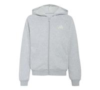 Adidas Seasonals Collegiate Typography Full Zip Sweatshirt Grey 5-6 Years Kids