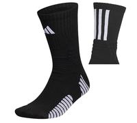 adidas Select Basketball Crew Socks (1 Pair) for Team Sports, Boys Girls Men Women, Black/White/2, Medium, Black/White/2, Medium