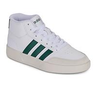 adidas Men's BREAKNET MID Shoes, FTWR White/Collegiate Green/core White, 6.5 UK
