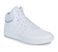 adidas Kids 3.0 Mid Court Trainers Junior Triple White C12 (30.5)