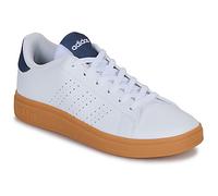 adidas for woman/girl. JI4190 Advantage Base 2.0 Shoes white (38 2/3), Flat, Laces, Casual, Sport, Tennis / Paddle tennis, Multisport, child