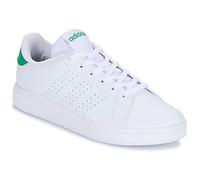 adidas Unisex Kids Advantage Base 2.0 Junior Shoes, Cloud White/Cloud White/Green, 5.5 UK