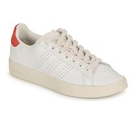 adidas Men's Advantage Premium Leather Shoes, core White/core White/Bright red, 8 UK