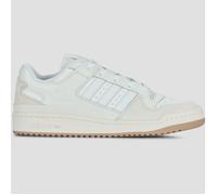 adidas Originals Mens Forum Low CL Trainers Core White/Cloud White/Grey One 3.5