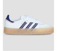 adidas Originals Junior Unisex Sambae, Ftwwht/Dkblue/Glopnk, Size 3 Older Ftwwht/Dkblue/Glopnk