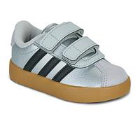 Adidas Vl Court 3.0 Infant Trainers Silver EU 21 Kids