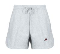 adidas Shorts 3 Stripes Studio Fleece Loose Shorts in Grey EU XS