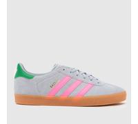 adidas Silver Gazelle Girls Youth Trainers UK 5 (EU 38)