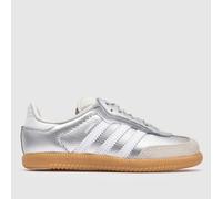 adidas Silver Samba OG Girls Toddler Trainers UK 6 (EU 23)