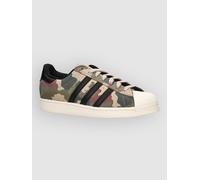 Adidas Originals - Skate shoes - Superstar ADV Khaki Three/Core Black/Core White for Men in Leather - Size 9,5 UK Khaki 9.5 UK