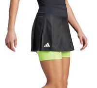 adidas Skirt 2 in 1 Shorts London Pro Tennis Pleated & Compression Black Womens