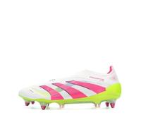 adidas Soccer Shoes White/Pink Predator Elite LL SG, white, 13 UK