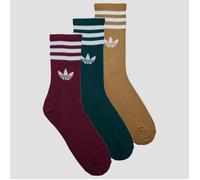 adidas Socks 3-Stripes Crew Socks 3 Pairs in Multicolour L