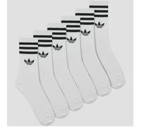 adidas Originals Unisex 3 Stripes Crew Socks 6 Pairs