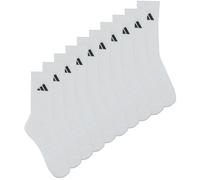 adidas Unisex ESSENTIALS CUSHIONED CREW SOCK 10PP, white/black, 4.5-6