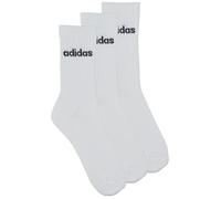 adidas Half-Cushioned Crew 3 Pack Socks - White white N/A