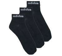 Pack of 3 Pairs of Think Linear Socks in Cotton Mix black + black + black