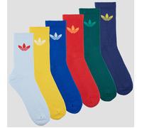 Trefoil Cushion Crew Socks 6 Pairs