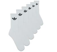 adidas Socks Trefoil Cushion Crew Socks 6 Pairs in White S