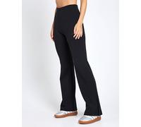 Adidas Soft Lux Flared Joggers Black