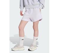 adidas Soft Lux Loose Shorts, Light Purple, Size 2Xl, Women Light Purple