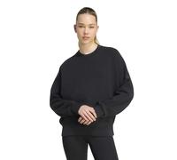 adidas Women's Soft Lux Loose Sweatshirt, black, M