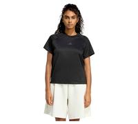 Adidas Soft Lux Short Sleeve T-shirt Black M Woman