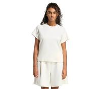Adidas Soft Lux Short Sleeve T-shirt White XS Woman