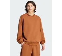 adidas Soft Lux Sweatshirt, Brown, Size S, Men Brown