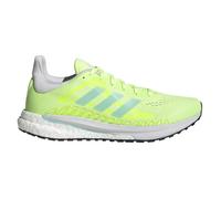 adidas Solar Glide 3 Women’s Running Shoes - Size 36⅔ (EU) in Hire Yellow, Aqua & Grey for Comfortable, Supportive Runs