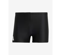 adidas Solid Boxer Swim Shorts Black White - XL