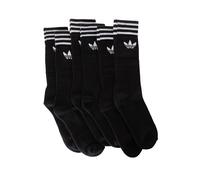 Adidas - Solid Crew 3 Pack Black/White - Socks - black - XS/S - 61% Cotton, 21% Polyester, 16% Nylon, 2% Elastane XS/S