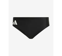adidas Solid Slip Swim Shorts Black White - S