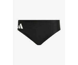 adidas Solid Slip Swim Shorts Black White - S