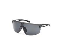 Adidas Sport Unisex SP0099 02A Sunglasses Injected Black Smoke Mask Polarized