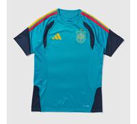 Adidas Spain Tiro Training Junior Short Sleeve Jersey 2026 Colour: Aqua, Size: 13-14 years