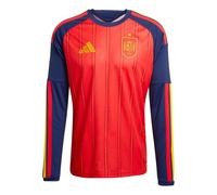adidas Spain 26 Home Long Sleeve Jersey Asia Sizing 'Vivid Red' JZ5786 S