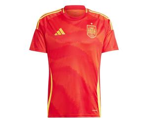 Adidas Spain Home Mens Short Sleeve Jersey 2024 Colour: Red, Size: Large