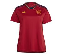 adidas Spain Home Shirt 2022 Womens 5XL24-26 Red