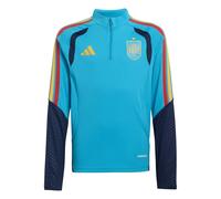 Adidas Spain Tiro Training Junior 1/4 Zip Top 2026 Colour: Aqua, Size: 11-12 years