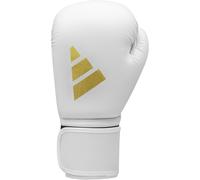adidas Speed 50 Boxing Gloves Sparring Black White Gold Adults Kids 4oz. - 16oz.