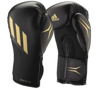 adidas Speed TILT 150 - with New Tilt Technology - for Men, Women, Unisex - for Boxing, Punching Bag, Kickboxing, MMA, and Training (Black/Matt Black/Gold, 10 oz)