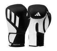 adidas Speed Tilt 250 Boxing Gloves with Innovative TILT Technology, Black/White, 12 oz